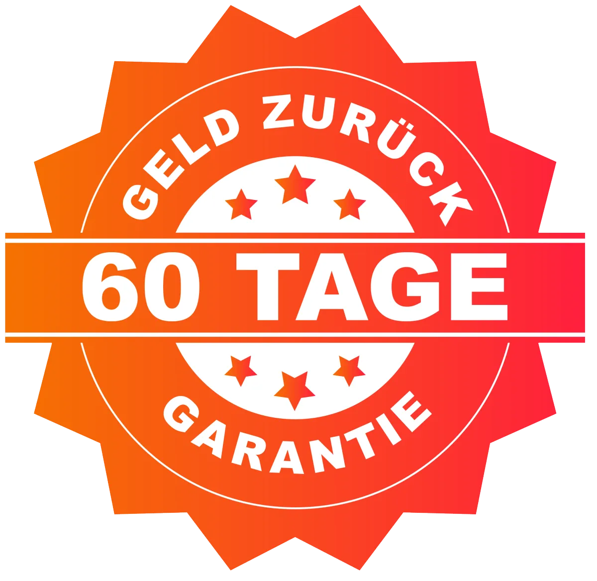 60 Tage Geld-zurück-Garantie